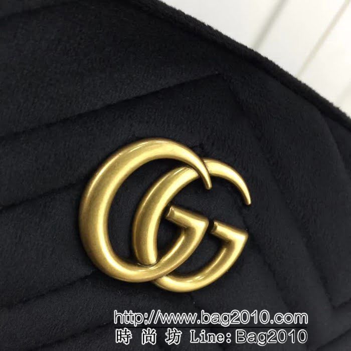 GUCCI古馳頂級原單 新款專櫃品質 實物實拍 476434克絨腰包 HY1271